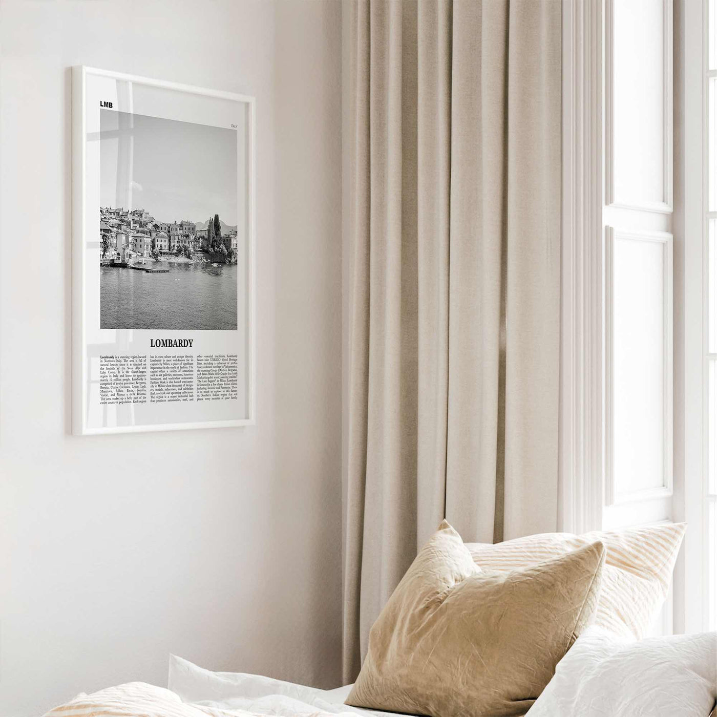 Lombardy Print Black and White, Lombardy Wall Art, Lombardy Poster, Lombardy Photo, Lombardy Wall Decor, Italy, italia, Lombardia, Milan