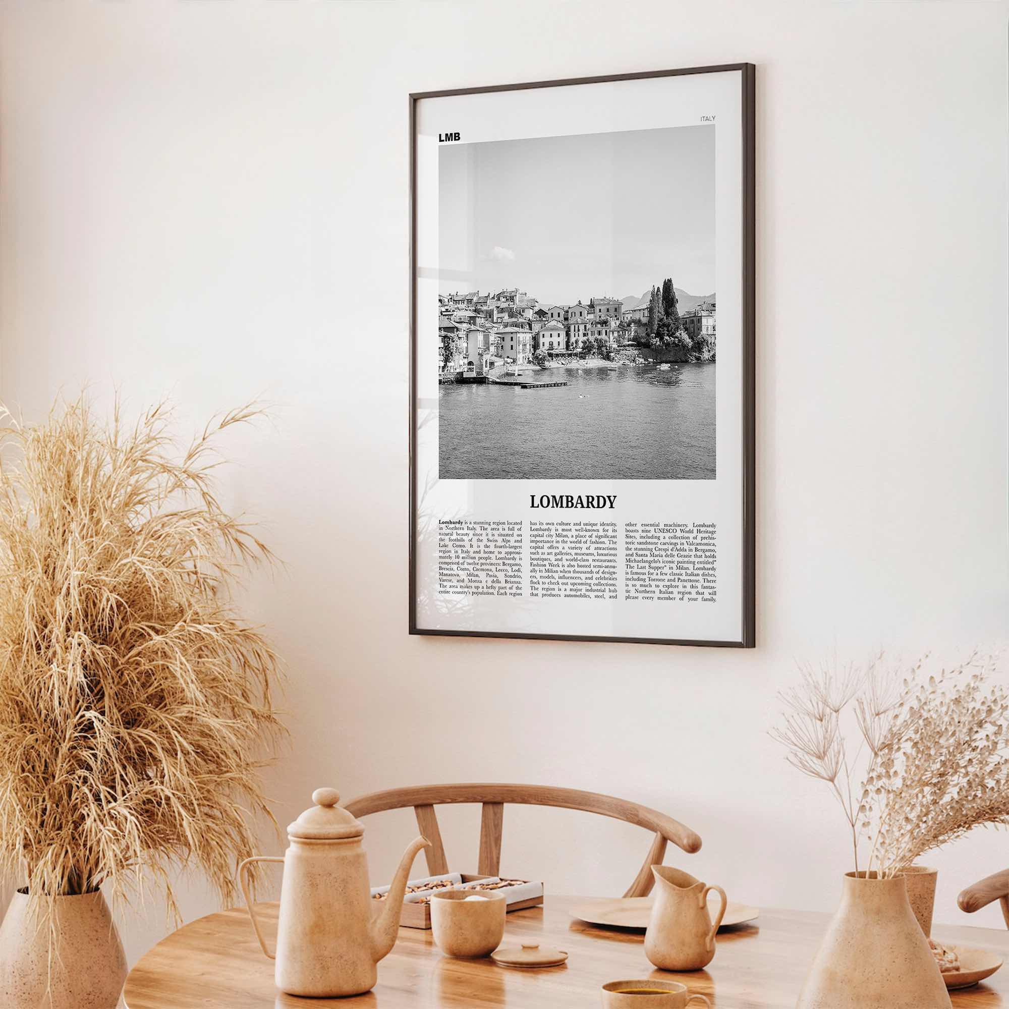Lombardy Print Black and White, Lombardy Wall Art, Lombardy Poster, Lombardy Photo, Lombardy Wall Decor, Italy, italia, Lombardia, Milan