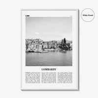 Lombardy Print Black and White, Lombardy Wall Art, Lombardy Poster, Lombardy Photo, Lombardy Wall Decor, Italy, italia, Lombardia, Milan