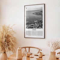 Lombok Print Black and White, Lombok Wall Art, Lombok Poster, Lombok Photo, Lombok Map, Indonesia