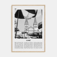 Lomé Travel B&W Poster