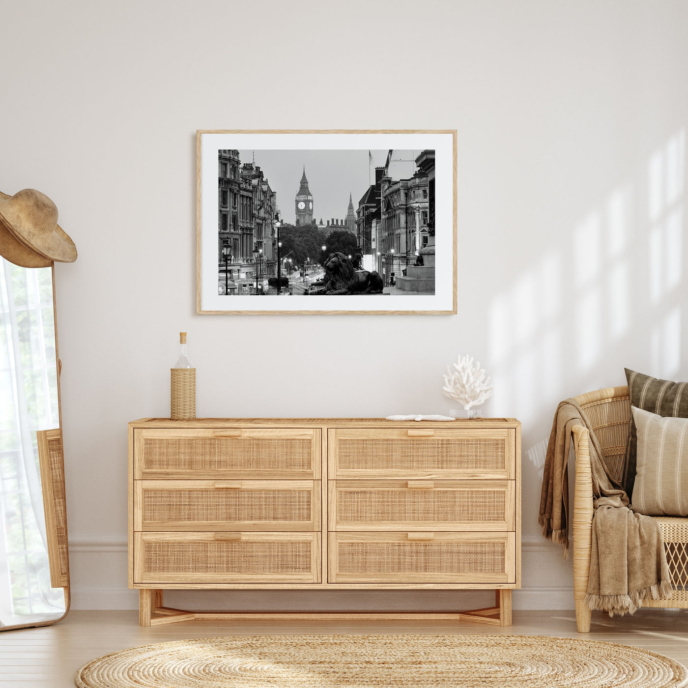London Landscape B&W No 1 Poster