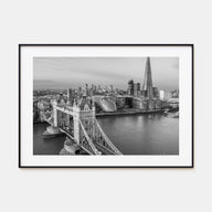 London Landscape B&W No 2 Poster
