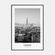 London Portrait B&W No 2 Poster