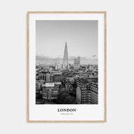 London Portrait B&W No 2 Poster