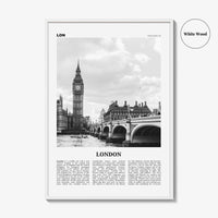 London Print Black and White No 1, London Wall Art, London Poster, London Photo, London Wall Decor, England, UK United Kingdom Europe