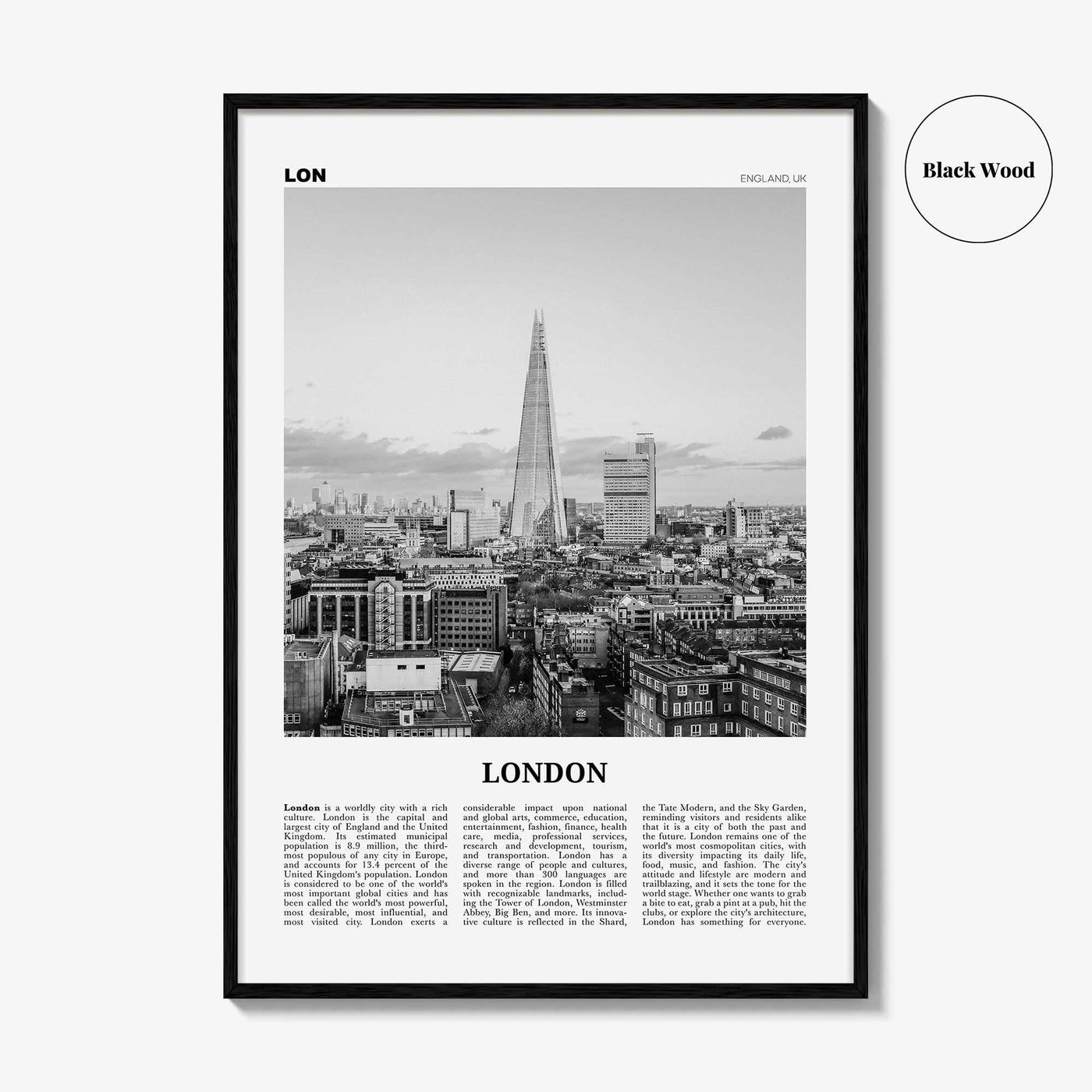 London Print Black and White No 3, London Wall Art, London Poster, London Photo, London Wall Decor, England, UK United Kingdom Europe