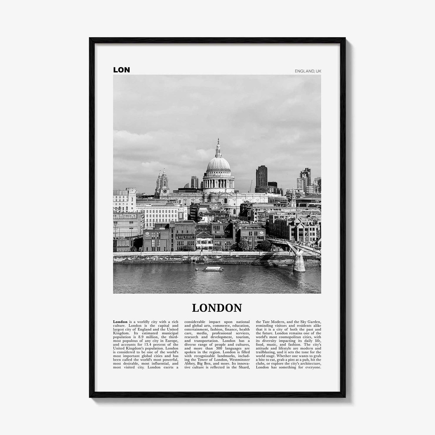 London Print Black and White No 4, London Wall Art, London Poster, London Photo, London Wall Decor, England, UK United Kingdom Europe