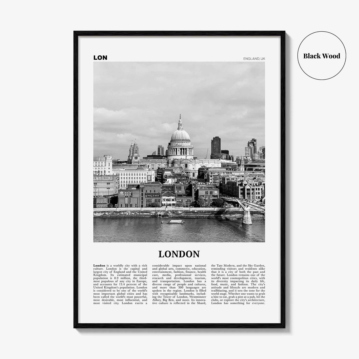 London Print Black and White No 4, London Wall Art, London Poster, London Photo, London Wall Decor, England, UK United Kingdom Europe