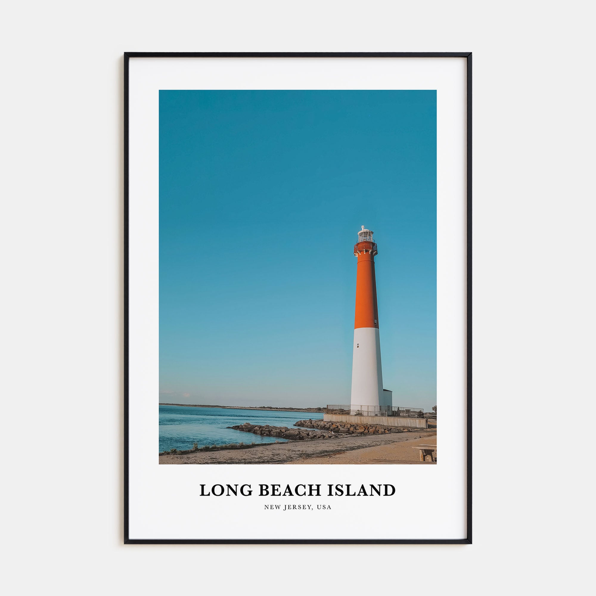 Long Beach Island Portrait Color No 2 Poster