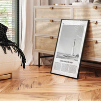 Long Beach Island Print Black and White, Long Beach Island Wall Art, Long Beach Island Poster, Long Beach Photo, New Jersey, USA