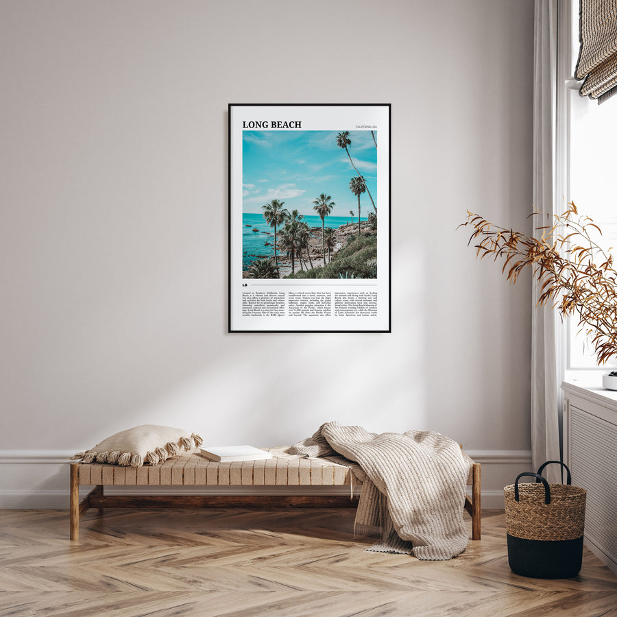Long Beach Travel Color No 1 Poster