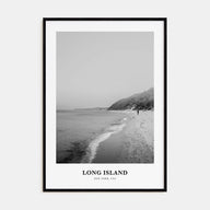 Long Island Portrait B&W No 1 Poster