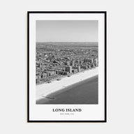 Long Island Portrait B&W No 2 Poster