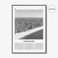 Long Island Print Black and White No 1, Long Island Wall Art, Long Island Poster, Long Island Photo, New York, USA, United States
