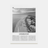 Longboat Key Travel B&W Poster