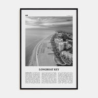 Longboat Key Travel B&W Poster