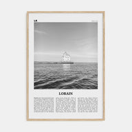 Lorain Travel B&W Poster