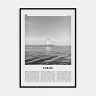 Lorain Travel B&W Poster