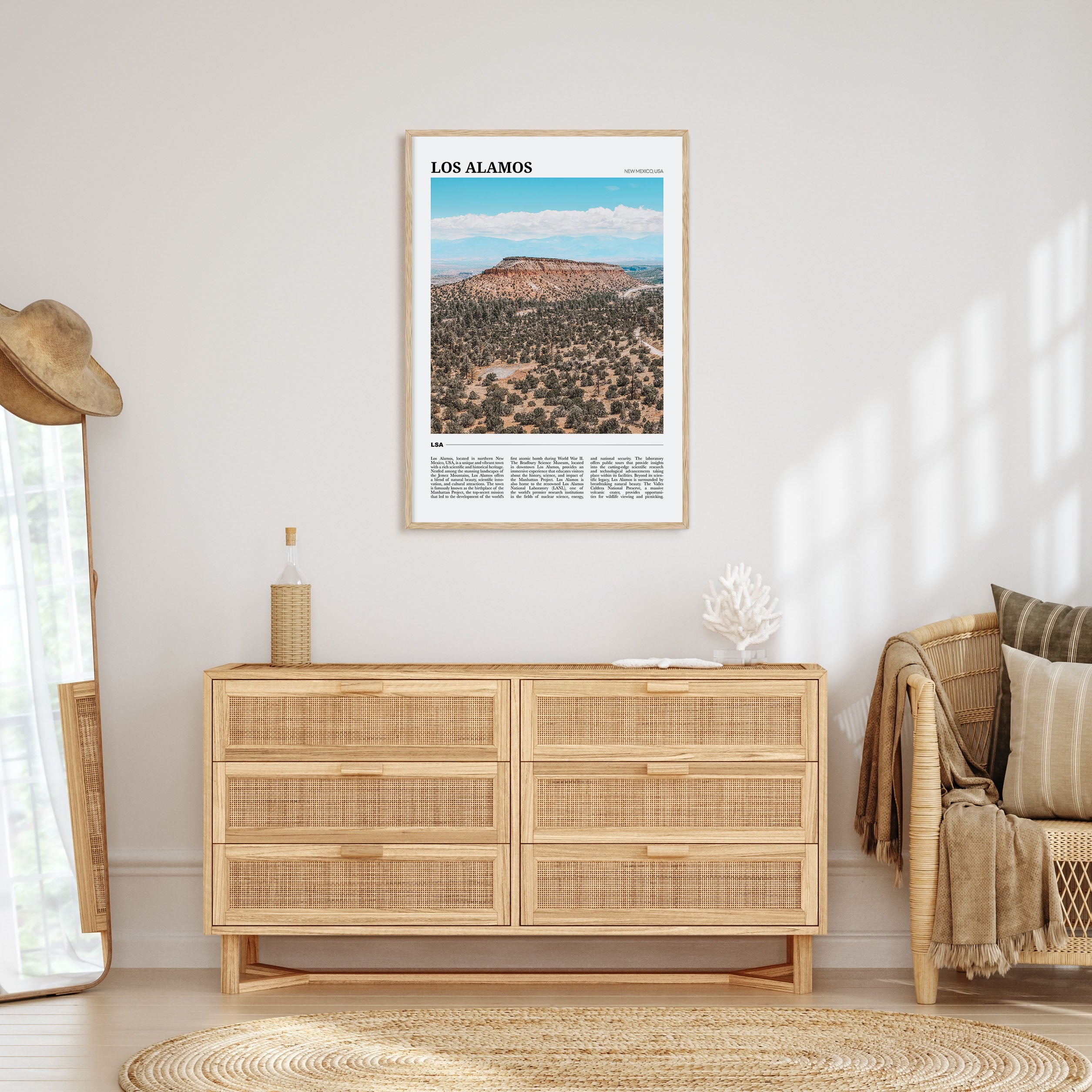 Los Alamos Travel Color Poster