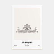Los Angeles Drawn No 2 Poster