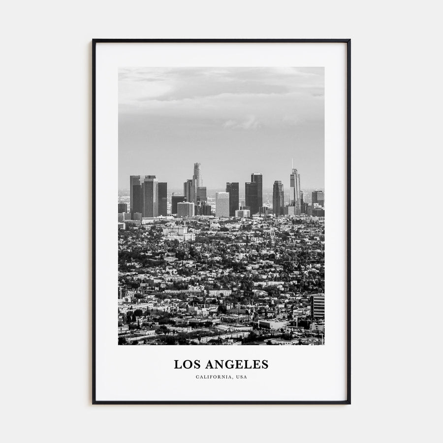 Los Angeles Portrait B&W No 3 Poster