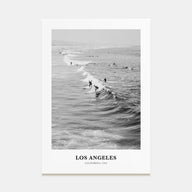 Los Angeles Portrait B&W No 5 Poster