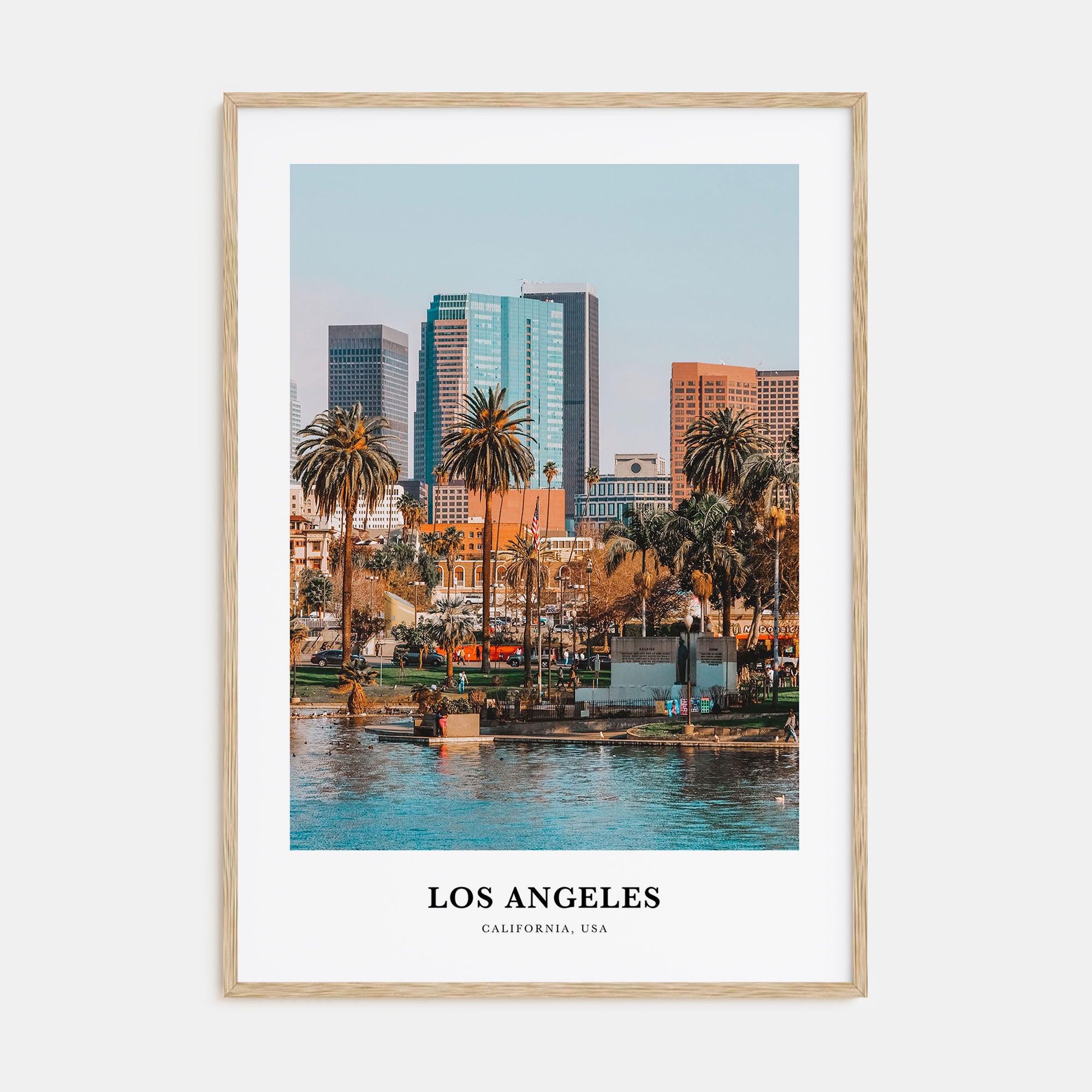 Los Angeles Portrait Color No 1 Poster