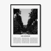 Los Angeles Print Black and White No 1, Los Angeles Wall Art, Los Angeles Poster, Los Angeles, LA, California, USA, United States