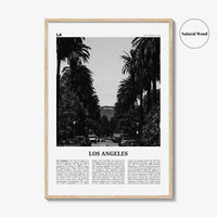 Los Angeles Print Black and White No 1, Los Angeles Wall Art, Los Angeles Poster, Los Angeles, LA, California, USA, United States