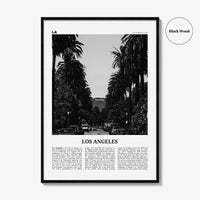 Los Angeles Print Black and White No 1, Los Angeles Wall Art, Los Angeles Poster, Los Angeles, LA, California, USA, United States