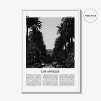 Los Angeles Print Black and White No 1, Los Angeles Wall Art, Los Angeles Poster, Los Angeles, LA, California, USA, United States