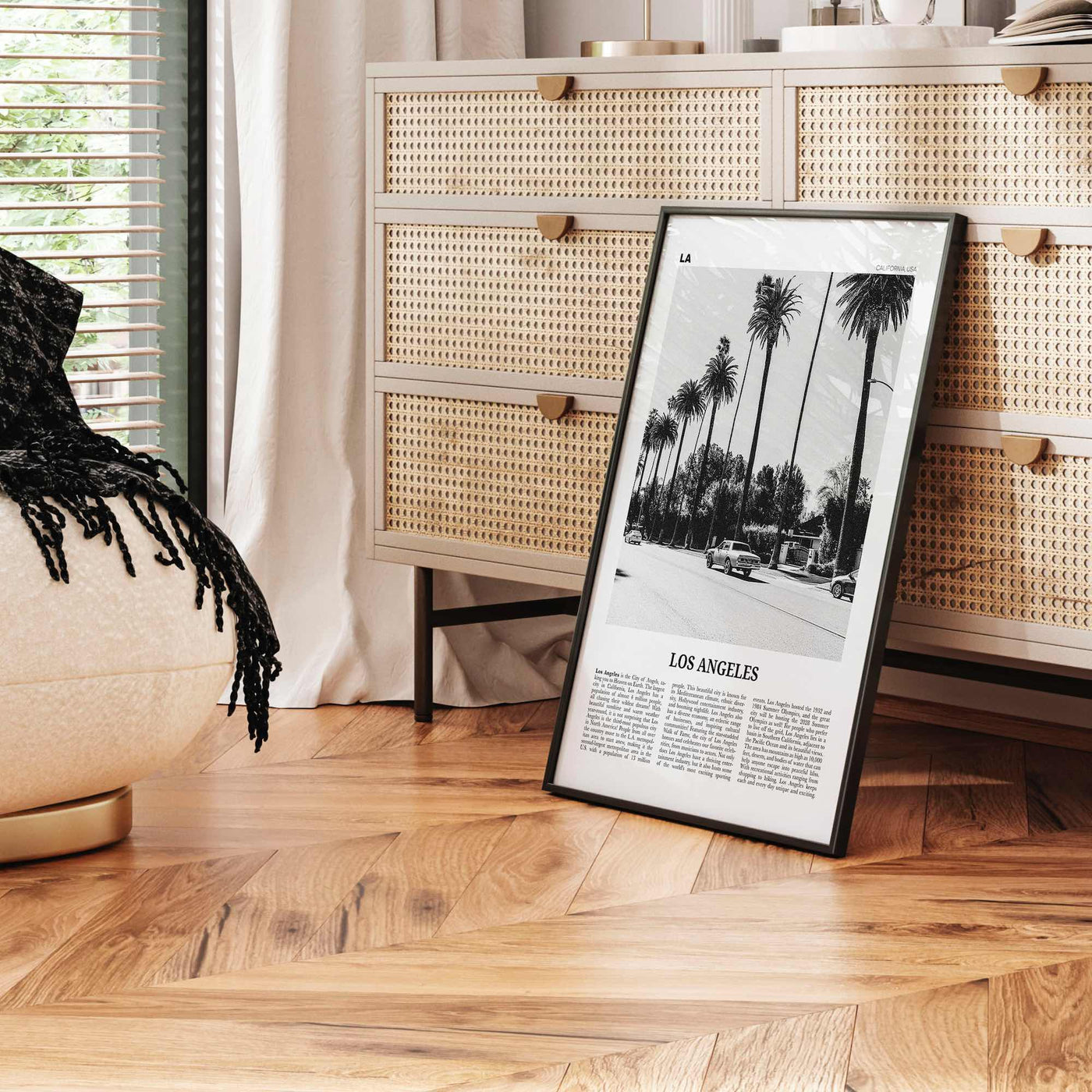 Los Angeles Print Black and White No 2, Los Angeles Wall Art, Los Angeles Poster, Los Angeles, LA, California, USA, United States