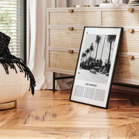 Los Angeles Print Black and White No 2, Los Angeles Wall Art, Los Angeles Poster, Los Angeles, LA, California, USA, United States