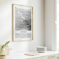 Los Angeles Print Black and White No 3, Los Angeles Wall Art, Los Angeles Poster, Los Angeles, LA, California, USA, United States