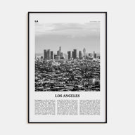 Los Angeles Travel B&W No 4 Poster