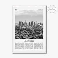 Los Angeles Print Black and White No 4, Los Angeles Wall Art, Los Angeles Poster, Los Angeles, LA, California, USA, United States