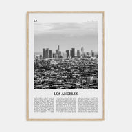Los Angeles Travel B&W No 4 Poster