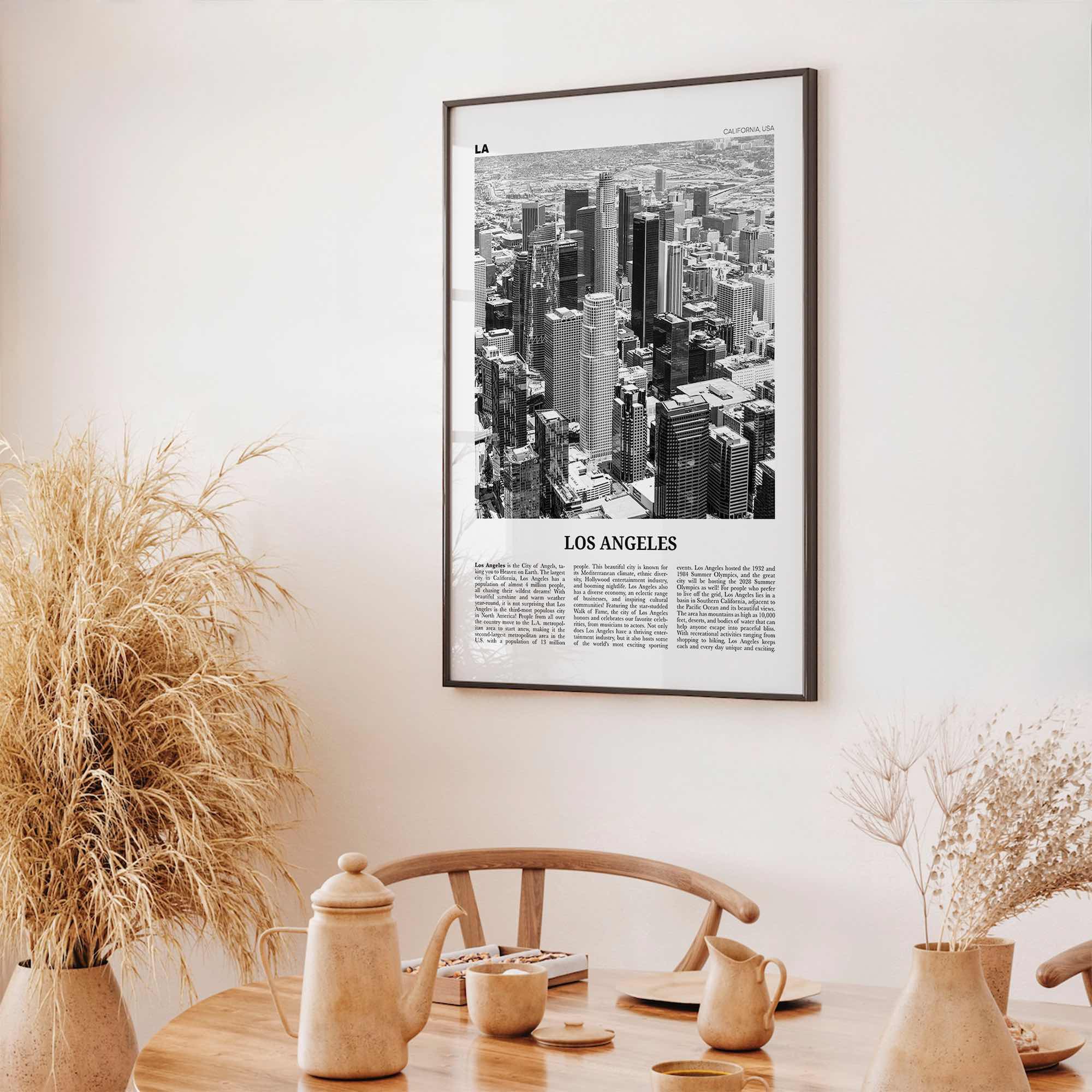 Los Angeles Print Black and White No 5, Los Angeles Wall Art, Los Angeles Poster, LA, California, USA, United States, North America