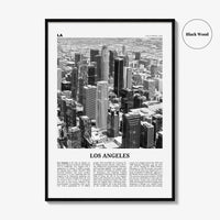 Los Angeles Print Black and White No 5, Los Angeles Wall Art, Los Angeles Poster, LA, California, USA, United States, North America