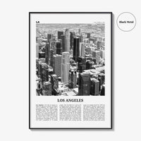 Los Angeles Print Black and White No 5, Los Angeles Wall Art, Los Angeles Poster, LA, California, USA, United States, North America