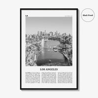 Los Angeles Print Black and White No 6, Los Angeles Wall Art, Los Angeles Poster, Los Angeles Photo, Los Angeles Map, California, USA