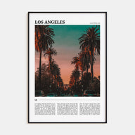 Los Angeles Travel Color No 3 Poster