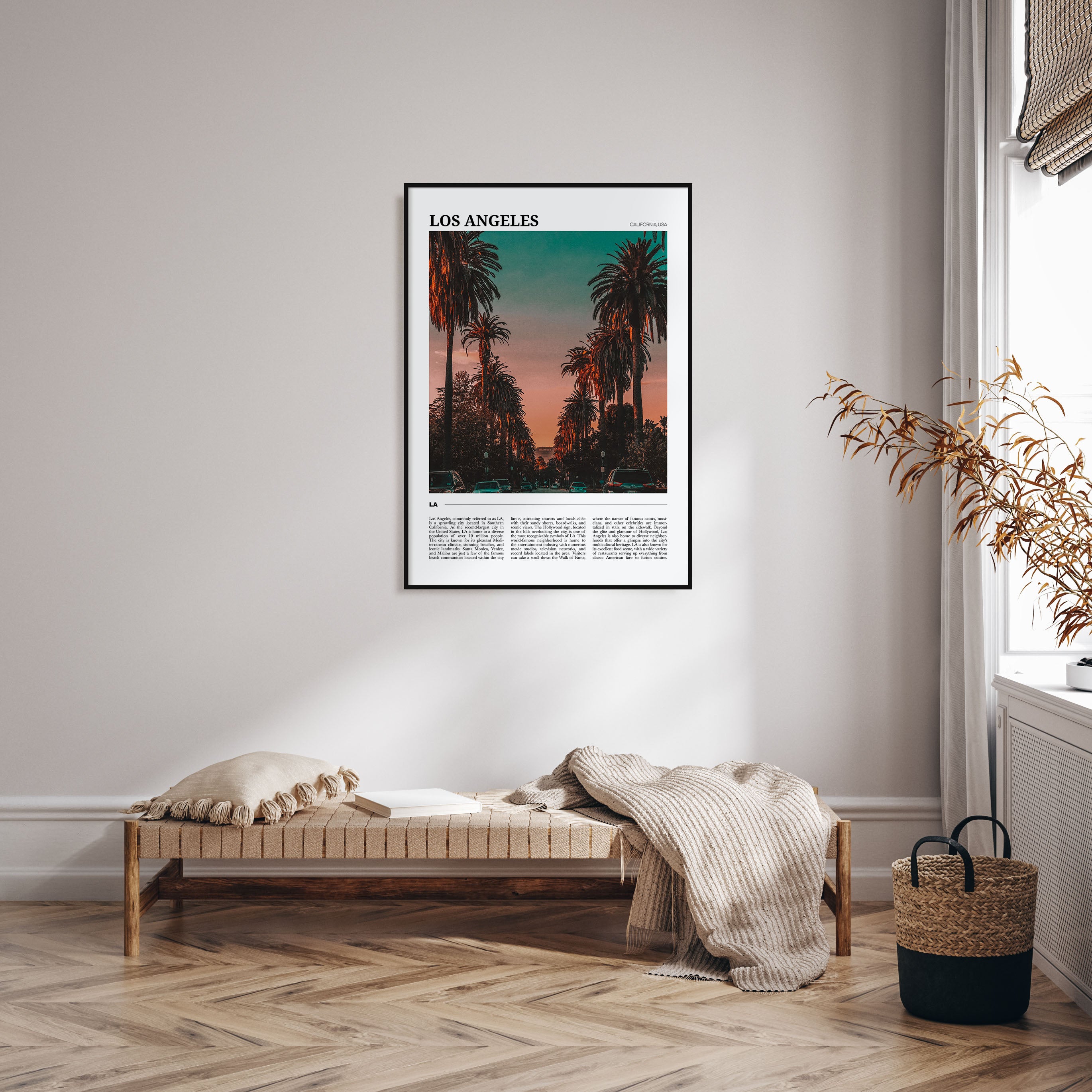 Los Angeles Travel Color No 3 Poster