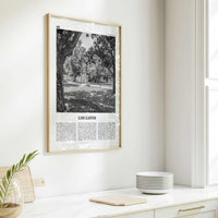Los Gatos Print Black and White, Los Gatos Wall Art, Los Gatos Poster, Los Gatos Photo, Los Gatos Wall Décor, California, USA, United States