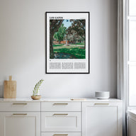 Los Gatos Travel Color Poster