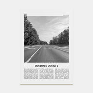 Loudoun County Travel B&W Poster