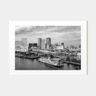 Louisiana Landscape B&W Poster