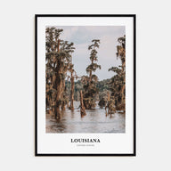 Louisiana Portrait Color Poster