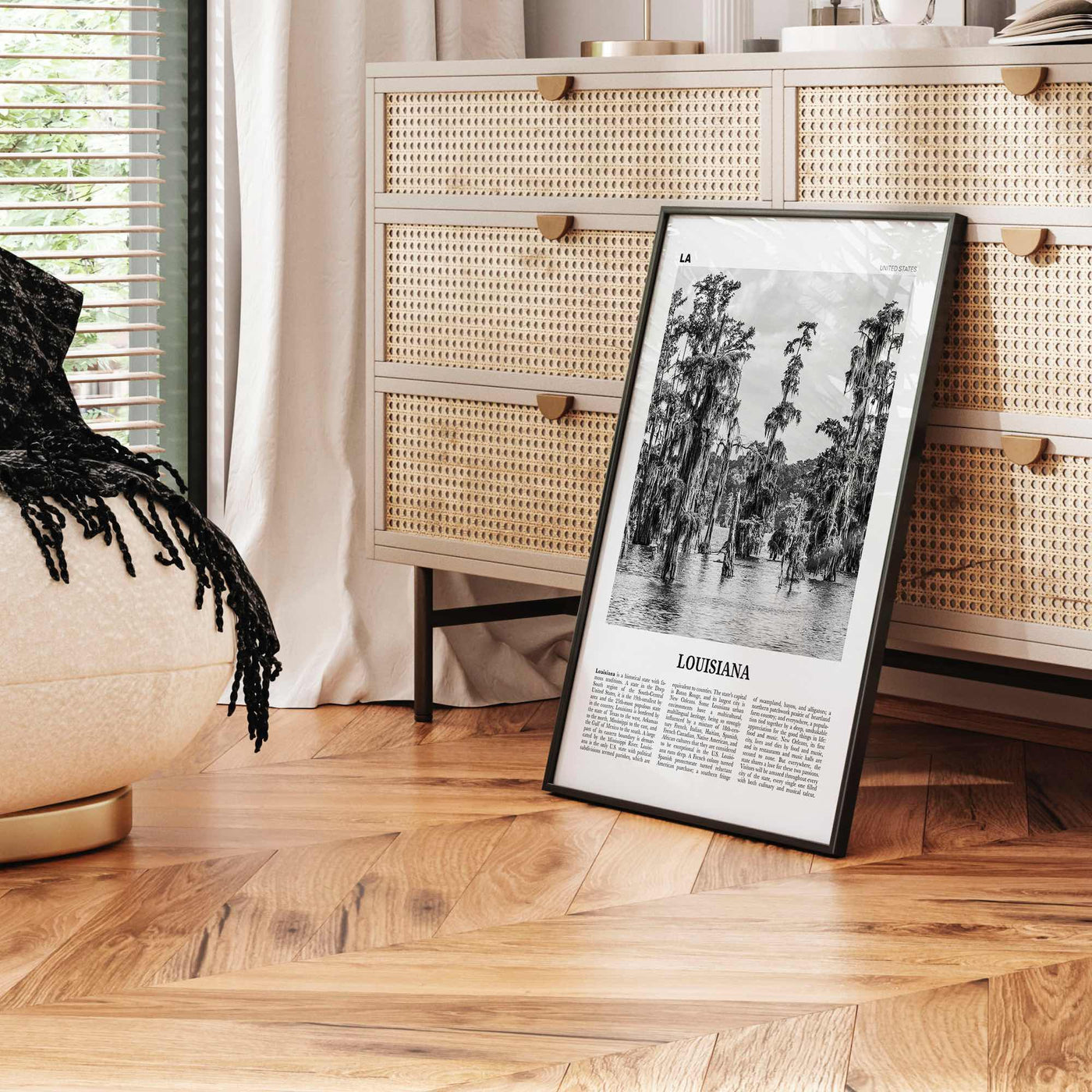 Louisiana Print Black and White No 1, Louisiana Wall Art, Louisiana Poster, Louisiana Photo, Louisiana Decor, USA, United States